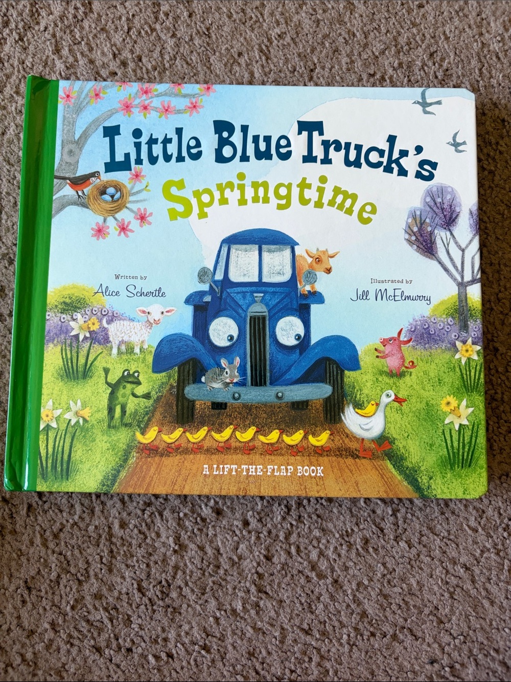 H&M Little Blue Truck Springtime Board Book - Blue, Green, Yellow